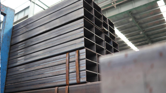 Square rectangular welded steel pipe