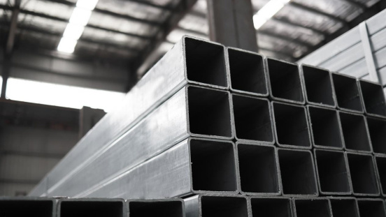 Hot-dip galvanized rectangular tube